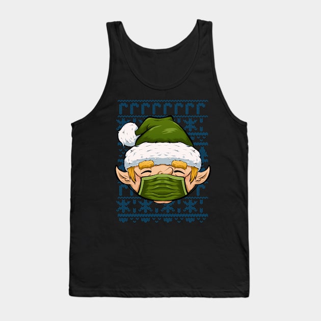 Christmas goblin quarantined saint's assistant Tank Top by the house of parodies